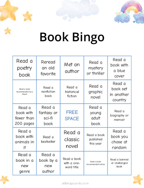 Book Bingo
