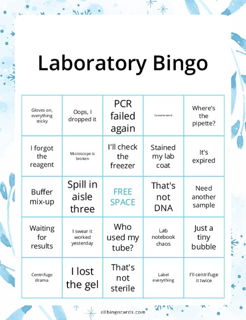 Laboratory Bingo