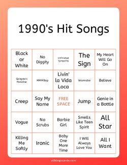 90s Hit Songs