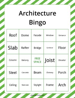 Architecture Bingo