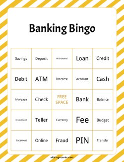 Banking Bingo