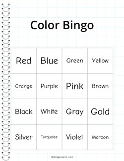 Color Bingo