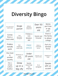 Diversity Bingo