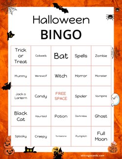 Halloween Bingo