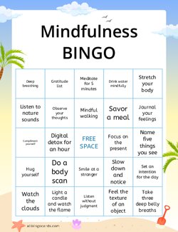 Mindfulness Bingo