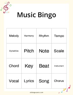 Music Bingo