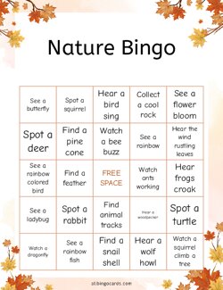 Nature Bingo