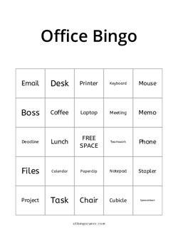 Office Bingo