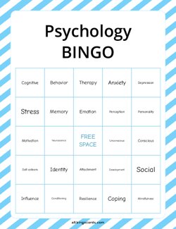 Psychology Bingo