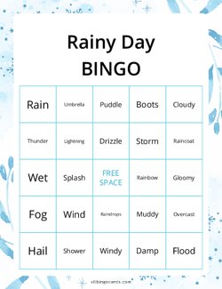Rainy Day Bingo
