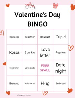 Valentines Day Bingo