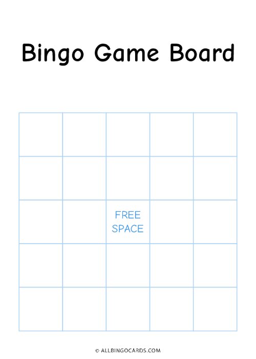 Bingo Game Board