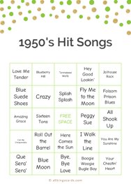 1950s Hit Songs