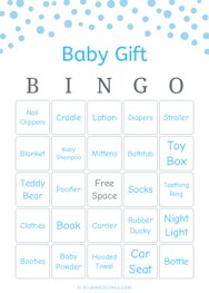 Baby Gift Bingo