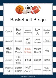 Basketball Bingo