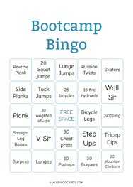 Bootcamp Bingo