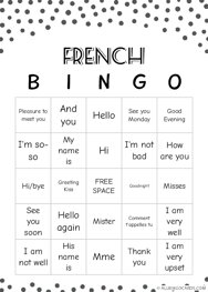 French Bingo