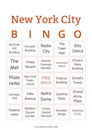 New York City Bingo