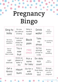 Pregnancy Bingo