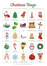 Christmas Bingo Printable Cards