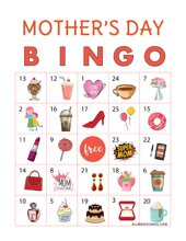 Mothers Day Bingo Cards