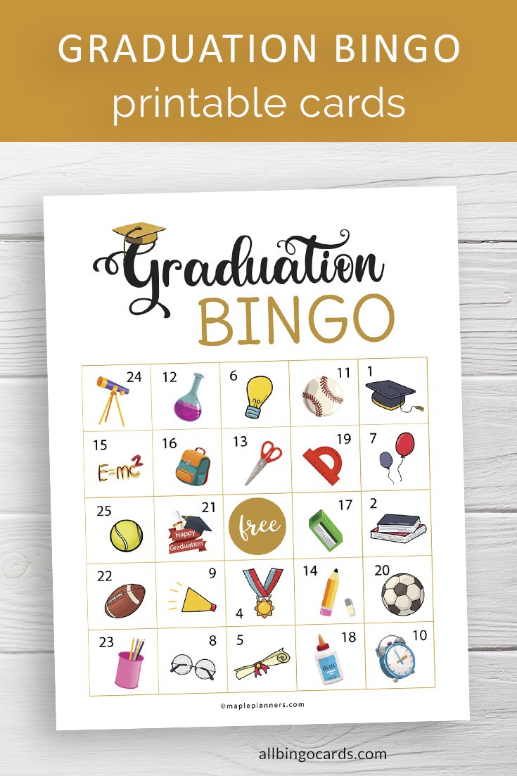 Graduation Bingo Printable
