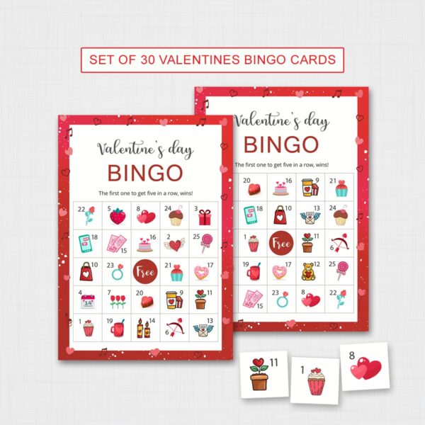 Valentines Day Bingo Game Printable