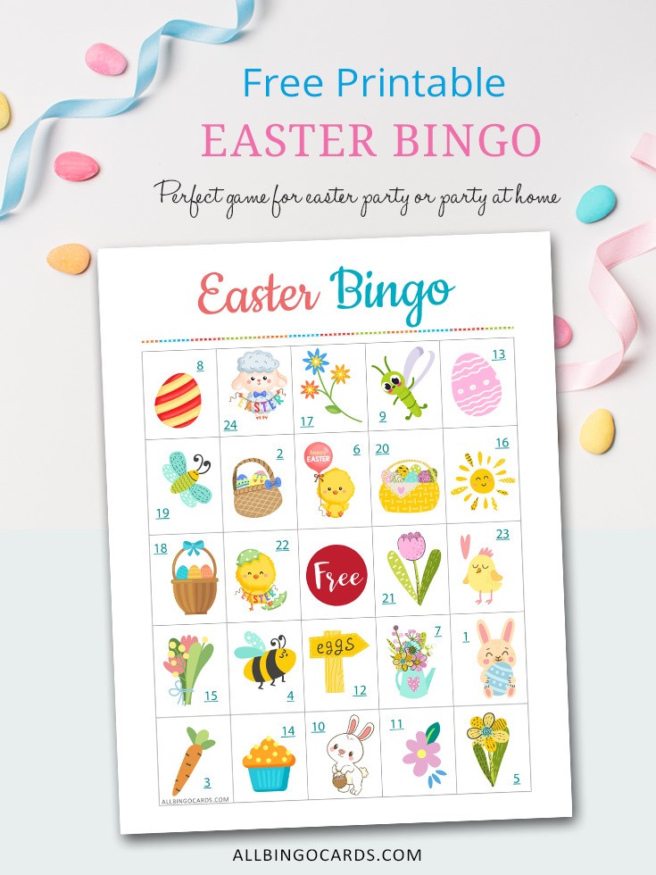 Free Easter Bingo Game Printable