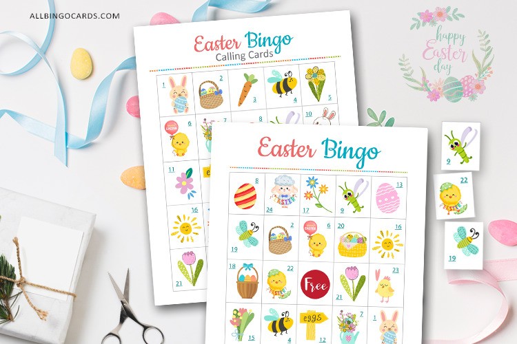Free Printable Easter Bingo for Kids