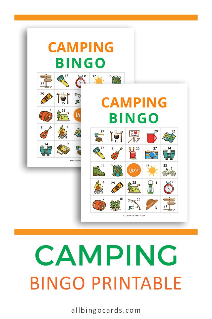 Free Camping Bingo Printables