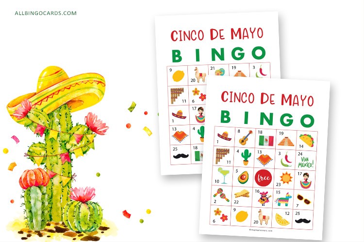 Free Printable Cinco de Mayo Bingo