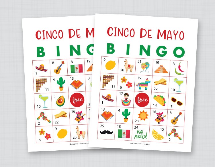 Cinco de Mayo Bingo Printable