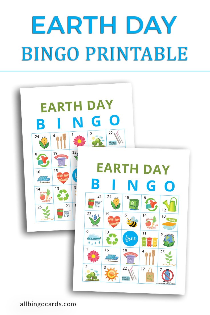 Earth Day Bingo Printable