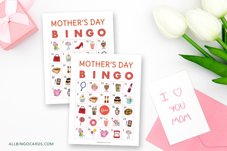 Mothers Day Bingo Cards Printable