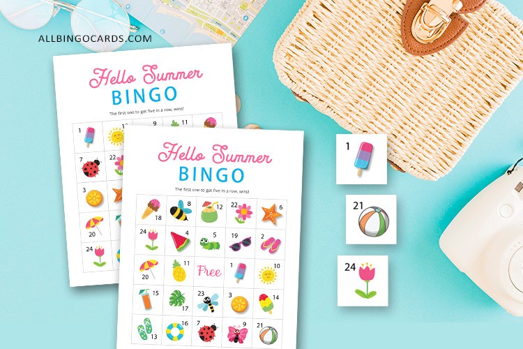 Printable Summer Bingo for Kids