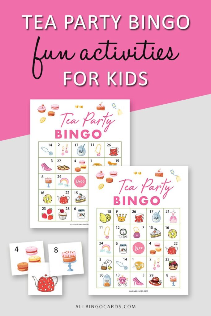 Free Printable Tea Party Bingo