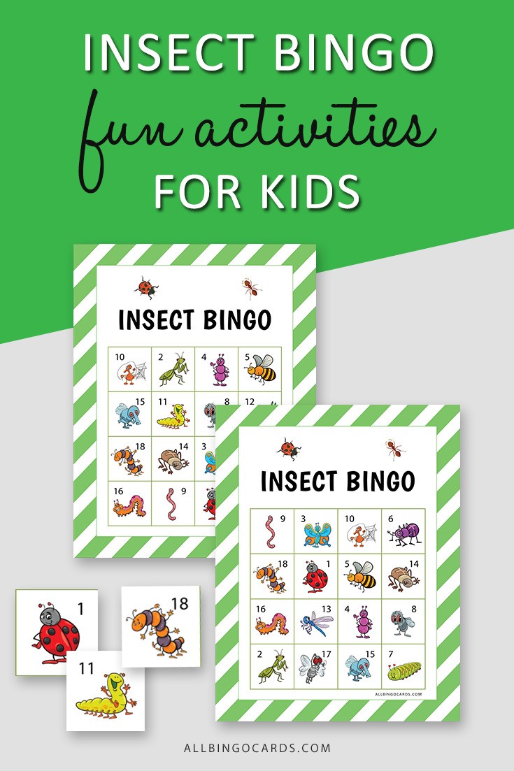 Free Printable Insect Bingo